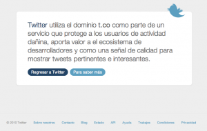 Twitter compró un dominio .CO para su acortador de direcciones.