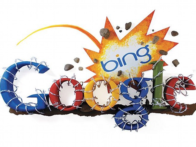 Bing y Google Bing desplazó a Yahoo! y es el segundo buscador más usado en el mundo