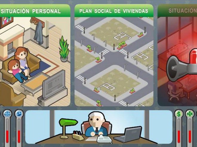 Juego Transparencia Videojuego convierte a los usuarios en ministros o empresarios