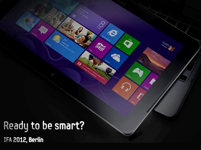 Samsung presentará tablet con Windows 8 en el IFA