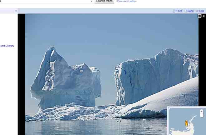 Así se ve la Antártida desde Google Street View
