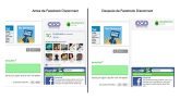 Antes y después de Facebook Disconnect. Foto: TechCrunch
