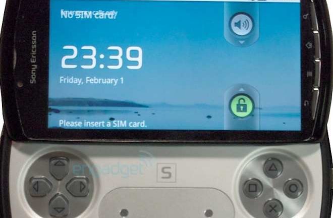 La primera foto del PlayStation Phone. Foto: Engadget
