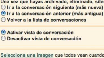 Puede escoger si quiere pasar a la conversación previa o a la siguiente