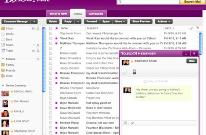 Así sera la nueva aplicación de correo electrónico de Yahoo!