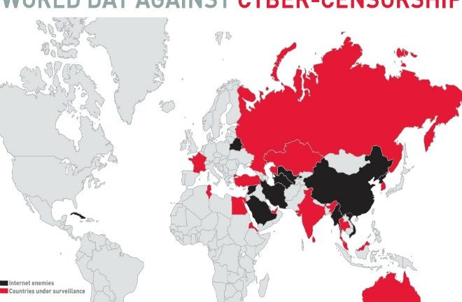 Los países enemigos de Internet