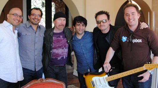 Bono The Edge Dropbox