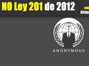 Anonymous contra la Ley del TLC