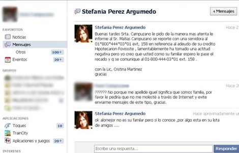 cobranzas por facebook