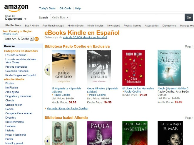 amazon ebooks en español