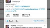 Lady Gaga llega a 25 millones de seguidores