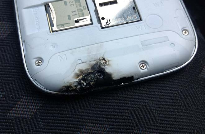 Explotó un Galaxy S III