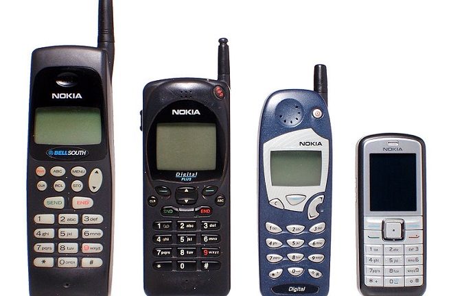 La evolución de los celulares Nokia a lo largo de las décadas. Créditos: Enter.Co