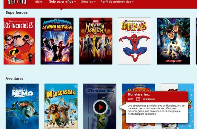 Netflix para niños