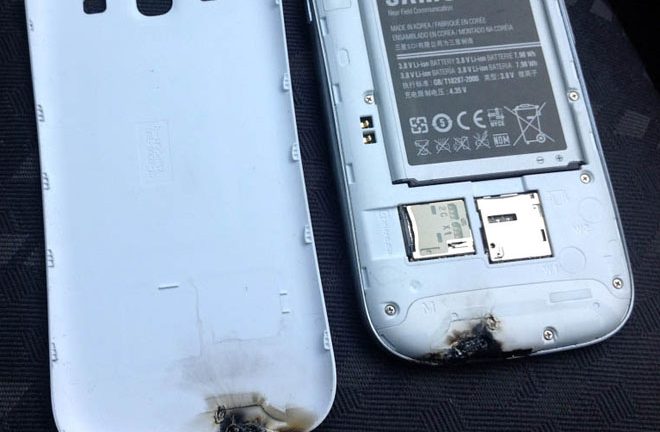 Galaxy S III explotó