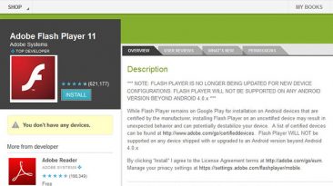 Adobe Flash Player para Android