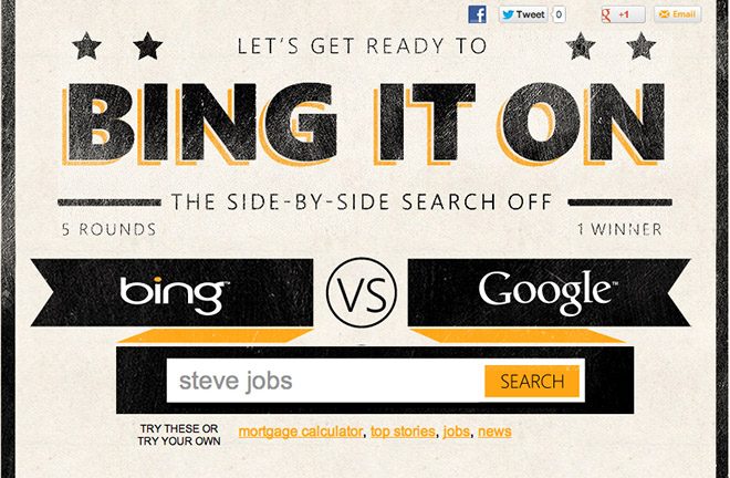 Bing it on