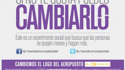 Logos alternativos del Aeropuerto Eldorado.