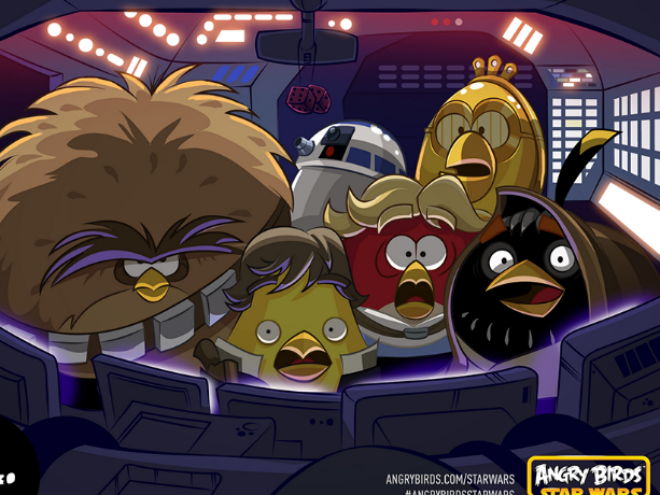 Angry Birds empieza su lucha contra el imperio de los cerdos en Star Wars • Angry Birds empieza su lucha contra el imperio de los cerdos en Star Wars •