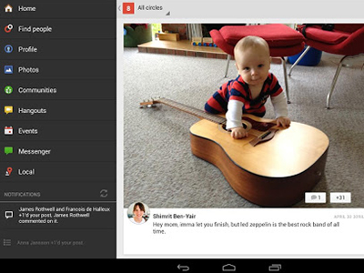 Google plus Android