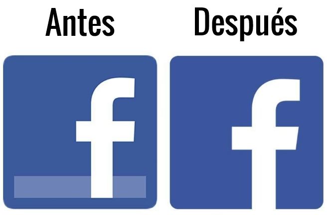 Details 99 cambio el logo de facebook