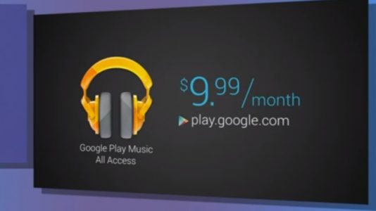 Google Play Music All Access