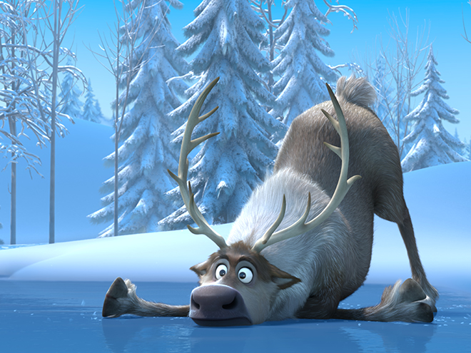 Disney lanza el primer tráiler de Frozen, su nueva película animada - Como Se Llama El Reno De Frozen