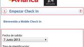 Check In móvil de Avianca