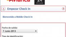 Check In móvil de Avianca