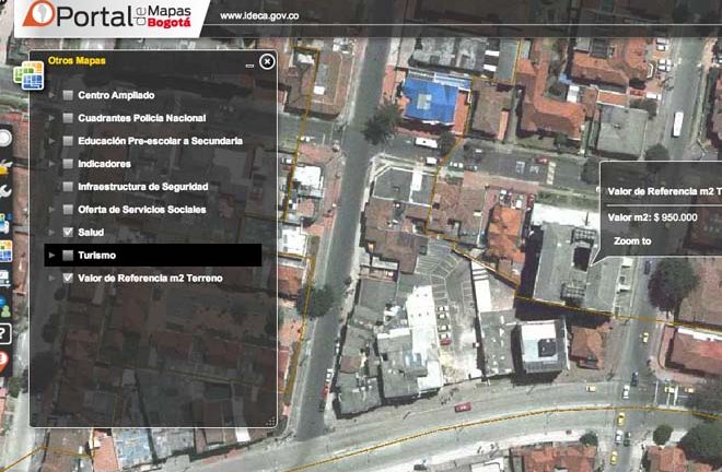 Portal Mapas Bogotá