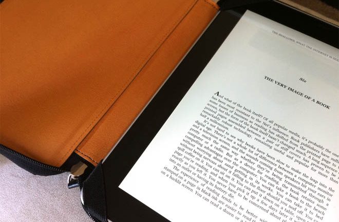 Ebook en un iPad