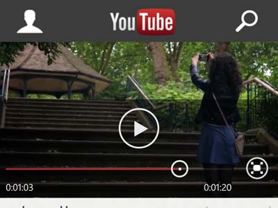 YouTube para Windows Phone