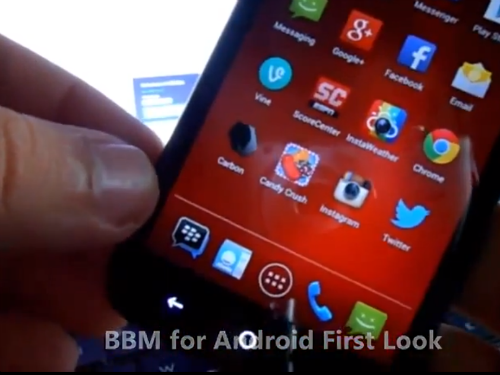 Así es BlackBerry Messenger para Android • ENTER.CO