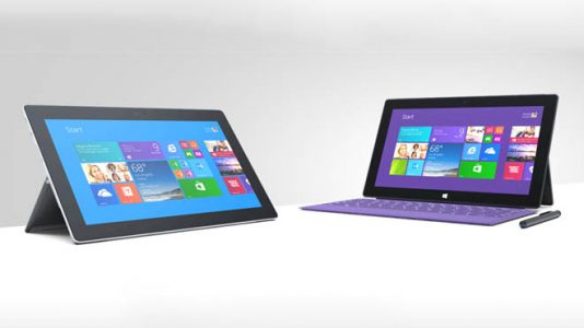 Surface Pro 2 y Surface 2