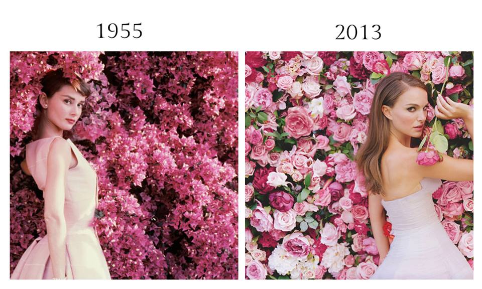 La bella Natalie Portman revive la fotografía de Audrey Hepburn. Foto: Part Noveau (vía Facebook)