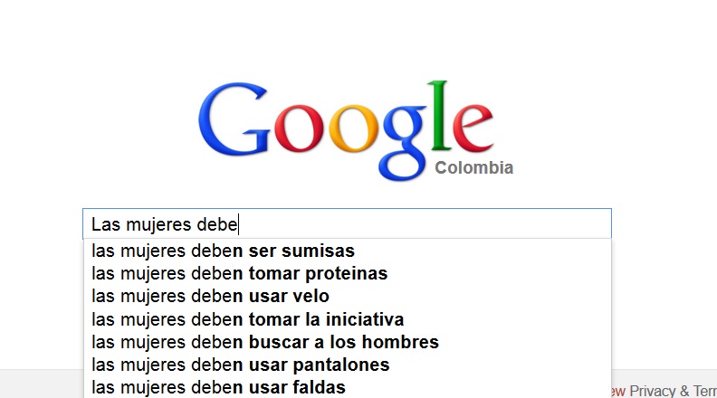 Google Colombia. Imagen: captura de pantalla. 