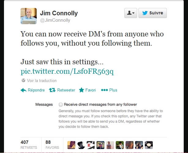 El tuit que publicó Jim Connolly (Imagen: Captura de pantalla)