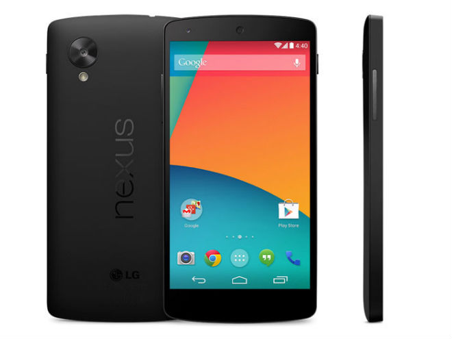 Esta es la imagen del Nexus 5 que fue publicada en Google Play Store.