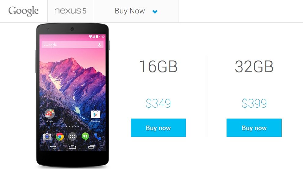 Precios Nexus 5