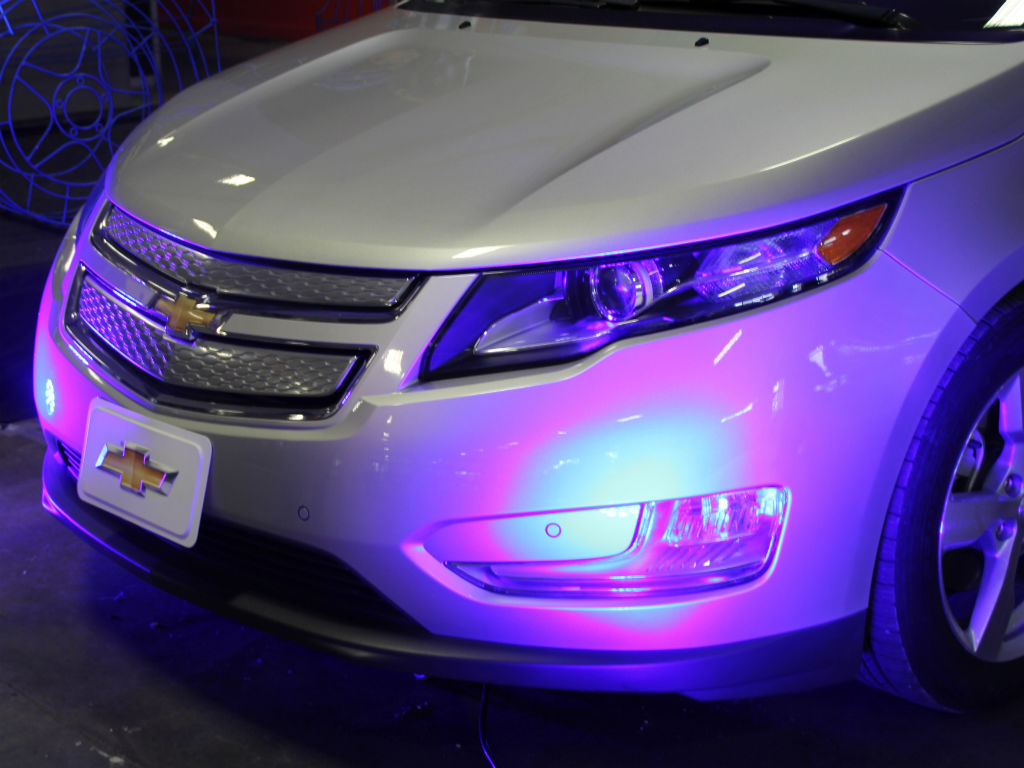 Este es el Chevrolet Volt que visitó CPCO6. Foto: ENTER.CO.