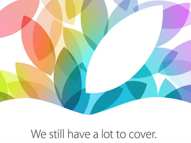 Esta es la invitación que Apple envió a los medios. 