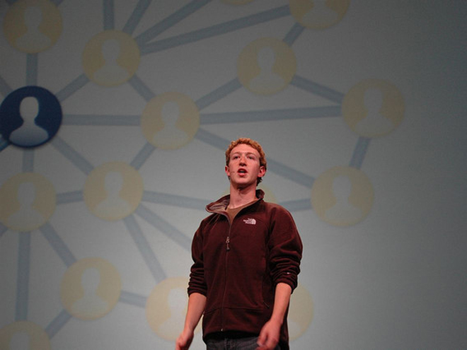 El creador de Facebook recuerda los primeros días de la red social. Foto: dfarber (vía Flickr)