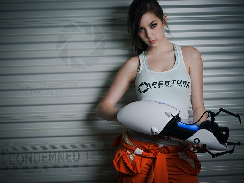 'Chell' de 'Portal 2'. Imagen: Monika Lee