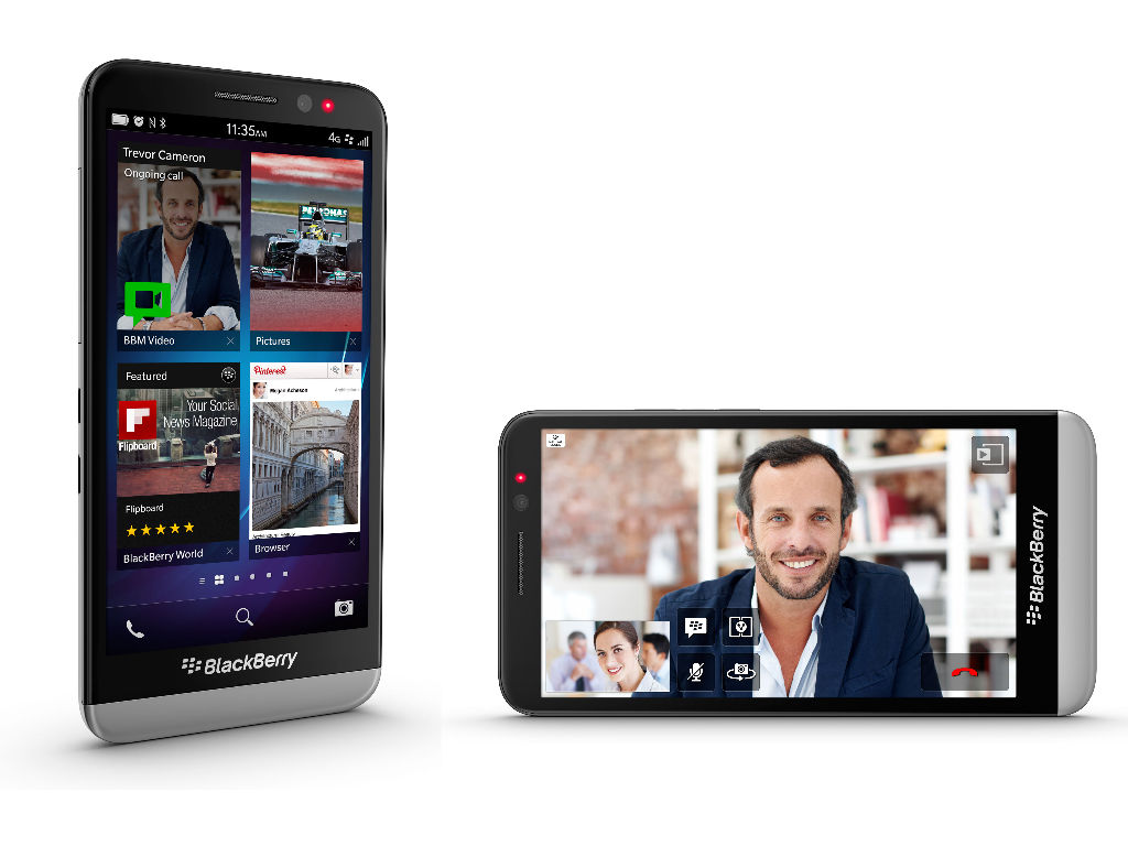 Este es el BlackBerry Z30.