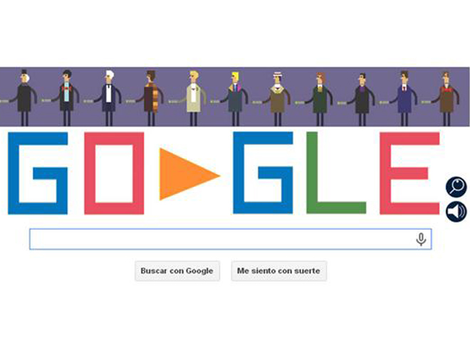 Así celebra Google el cumple de Doctor Who. 