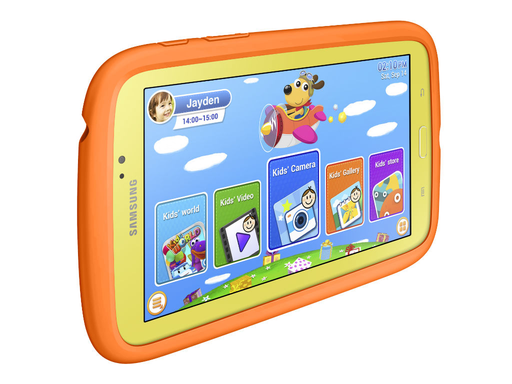 Este es el Galaxy Tab 3 Kids. Imagen: Samsung.
