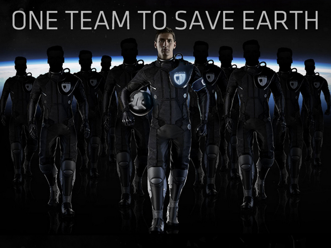 Leo Messi, el capitán del equipo de Samsung que busca salvar la Tierra (Foto: captura de pantalla).