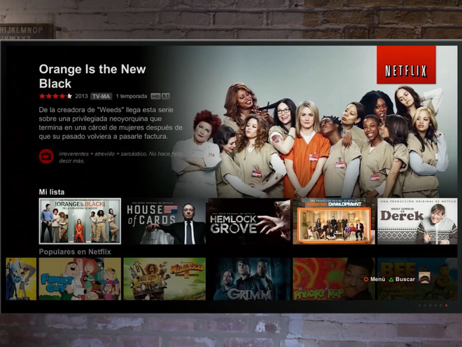 Así se ve Netflix mejorada. Foto: Netflix (captura de pantalla)