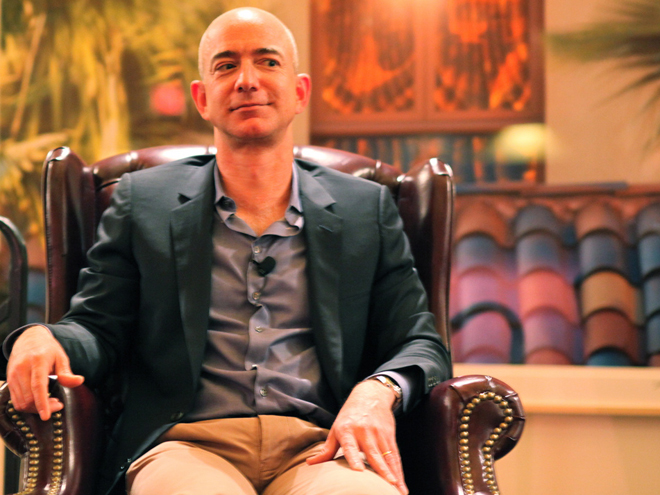 Jeff Bezos, la cabeza de Amazon. Foto: jurvetson (vía Flickr)