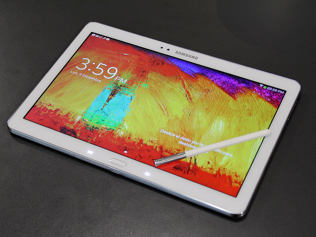 Así se ve la última tableta de Samsung. Foto: ENTER.CO